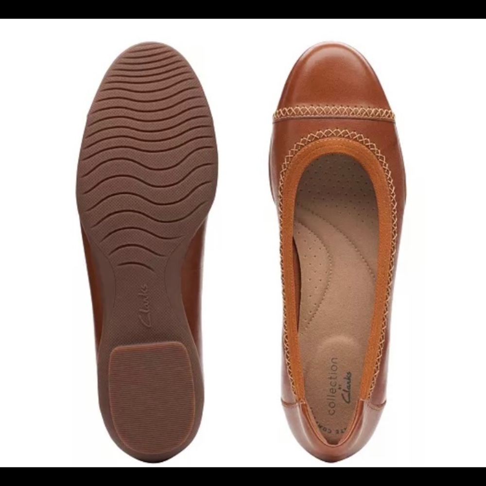 Clarks ballet flats